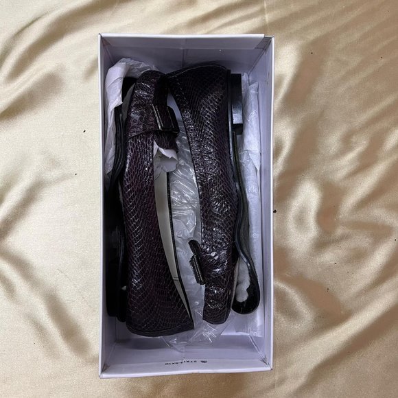 NWB DMG Calvin Klein Pazi Snake Shoes Sz 065M - Picture 5 of 9